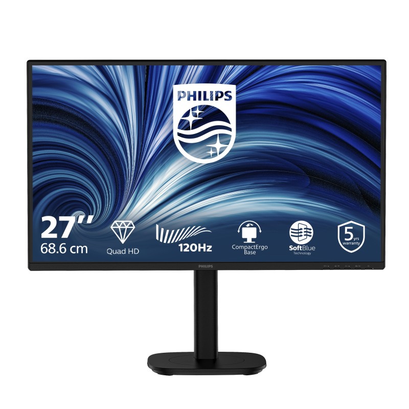 Philips 27B2N3500/00 écran plat de PC 68,6 cm (27") 2560 x 1440 pixels