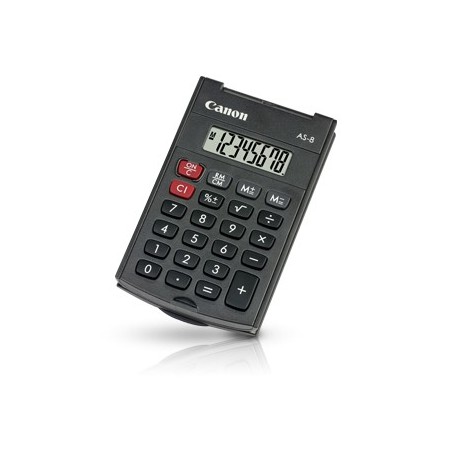 Canon AS-8 calculatrice Poche Calculatrice à écran Gris