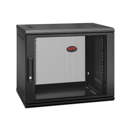 APC NetShelter WX AR109SH4 - 9U, armoire de brassage 19 pouces, montage mural, pré-assemblé, profondeur 400 mm