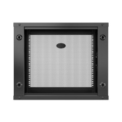 APC NetShelter WX AR109SH4 - 9U, armoire de brassage 19 pouces, montage mural, pré-assemblé, profondeur 400 mm