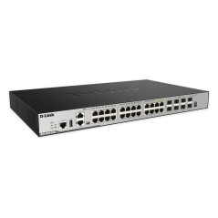 D-Link DGS-3630-28TC commutateur réseau Géré L3 Gigabit Ethernet (10 100 1000) 1U Noir