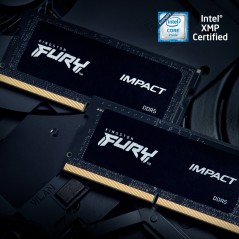 Kingston Technology FURY 16GB 6400MT s DDR5 CL38 SODIMM Impact XMP