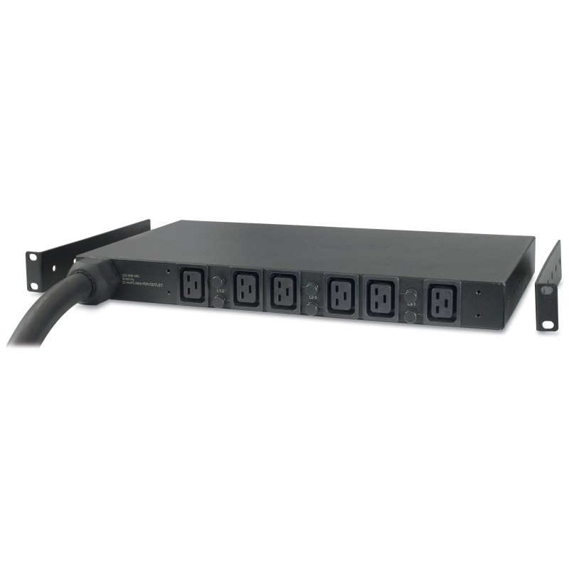 APC , Rack PDU, Basic, 1U, 22kW, 400V, (6) C19