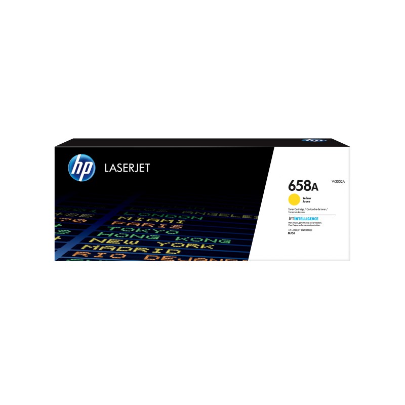 HP Toner jaune LaserJet 658A authentique HP Toner jaune LaserJet 658A authentique