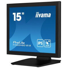 iiyama ProLite T1532MSC-B1S écran plat de PC 38,1 cm (15") 1024 x 768 pixels XGA LCD Écran tactile Noir