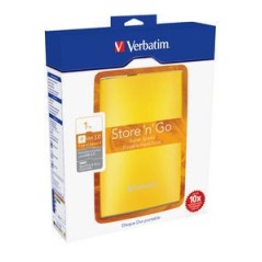 Verbatim Store 'n' Go USB 3.0 Portable Hard Drive 1TB Sunkissed Yellow disque dur externe 1 To 5400 tr min 2.5" Micro-USB B 3.2