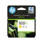 HP 920XL cartouche d'encre jaune grande capacité authentique