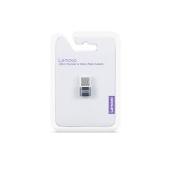 Lenovo 4X91C99226 changeur de genre de câble USB-C USB-A Noir
