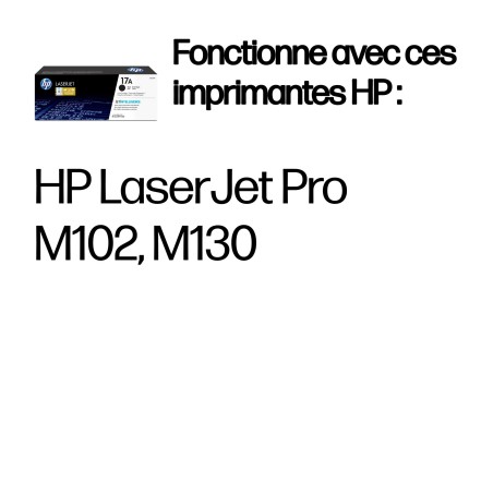 HP 17A Toner LaserJet noir authentique