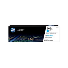 HP 203X cartouche de toner LaserJet grande capacité cyan authentique