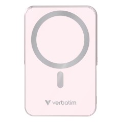 Verbatim Charge 'n' Go Magnetic Wireless Lithium Polymère (LiPo) 10000 mAh Recharge sans fil Rose