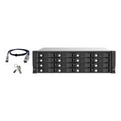 QNAP TL-R1620Sep-RP Boîtier HDD Noir, Gris 2.5/3.5"