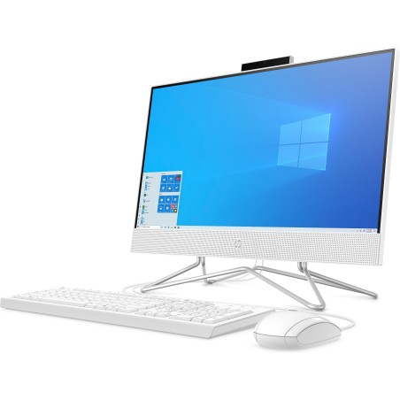 HP 22-df0097n Intel® Core™ i3 i3-1005G1 54,6 cm (21.5") 1920 x 1080 pixels PC All-in-One 4 Go DDR4-SDRAM 1,12 To HDD+SSD