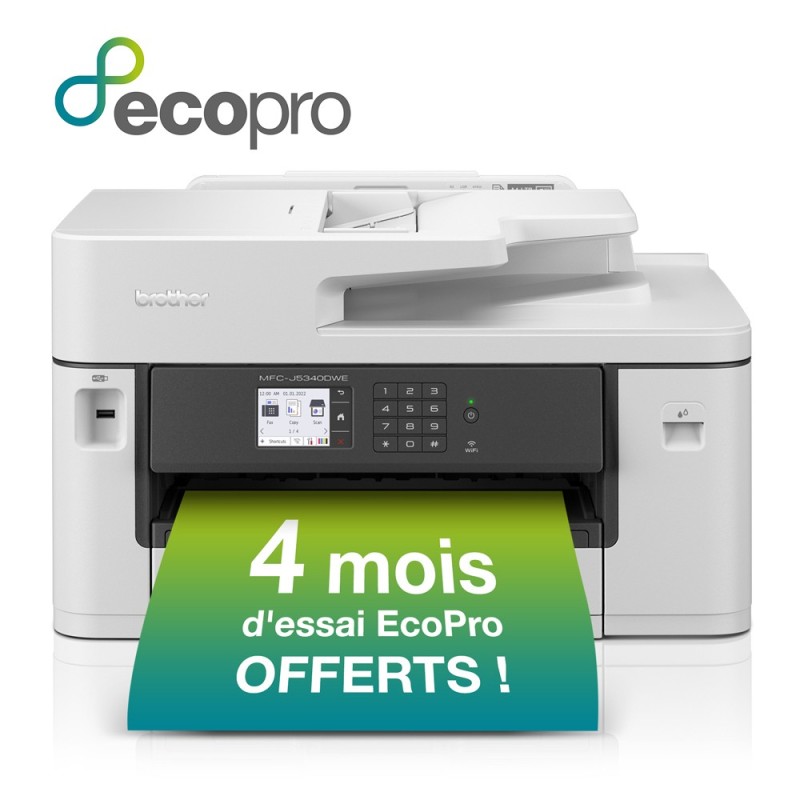 Brother MFC-J5340DWE imprimante multifonction Jet d'encre A3 4800 x 1200 DPI Wifi Brother MFC-J5340DWE imprimante multifonction Jet d'encre A3 4800 x 1200 DPI Wifi