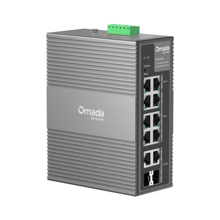 TP-Link Omada IES210GPP commutateur réseau Géré Gigabit Ethernet (10 100 1000) Connexion Ethernet, supportant l'alimentation
