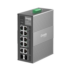 TP-Link Omada IES210GPP commutateur réseau Géré Gigabit Ethernet (10 100 1000) Connexion Ethernet, supportant l'alimentation