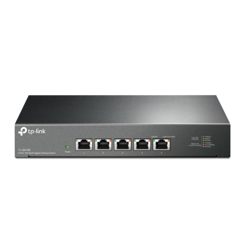 TP-Link TL-SX105 commutateur réseau Non-géré 10G Ethernet (100/1000/10000) Noir TP-Link TL-SX105 commutateur réseau Non-géré 10G Ethernet (100/1000/10000) Noir