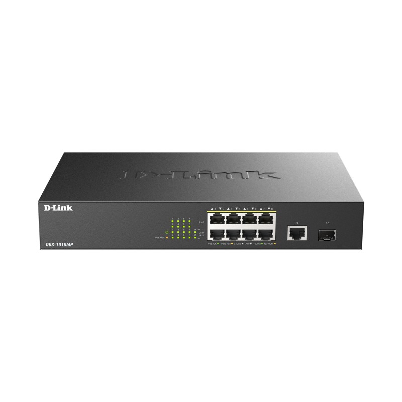 D-Link DGS-1010MP/E commutateur réseau Non-géré L2 Gigabit Ethernet (10/100/1000) Connexion Ethernet, supportant l'alimentation D-Link DGS-1010MP/E commutateur réseau Non-géré L2 Gigabit Ethernet (10/100/1000) Connexion Ethernet, supportant l'alimentation