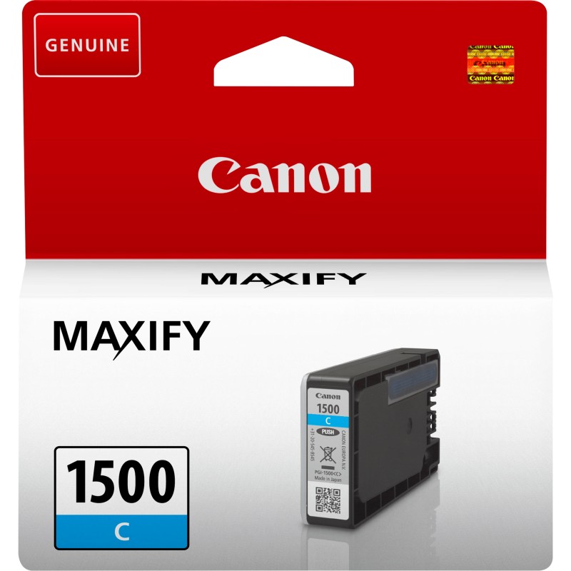 Canon Cartouche d'encre cyan PGI-1500C Canon Cartouche d'encre cyan PGI-1500C