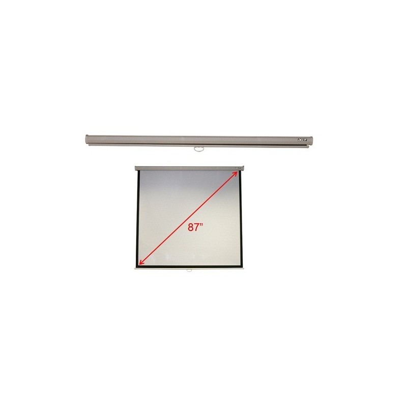 Acer M87-S01MW écran de projection 2,21 m (87") 1:1 Acer M87-S01MW écran de projection 2,21 m (87") 1:1