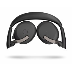 Jabra Evolve2 65 Flex Casque Sans fil Arceau Bureau/Centre d'appels USB Type-C Bluetooth Socle de chargement