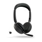 Jabra Evolve2 65 Flex Casque Sans fil Arceau Bureau/Centre d'appels USB Type-C Bluetooth Socle de chargement Jabra Evolve2 65 Flex Casque Sans fil Arceau Bureau/Centre d'appels USB Type-C Bluetooth Socle de chargement