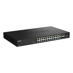 D-Link DMS-1250-28P/E commutateur réseau Géré L2 2.5G Ethernet (100/1000/2500) Connexion Ethernet, supportant l'alimentation