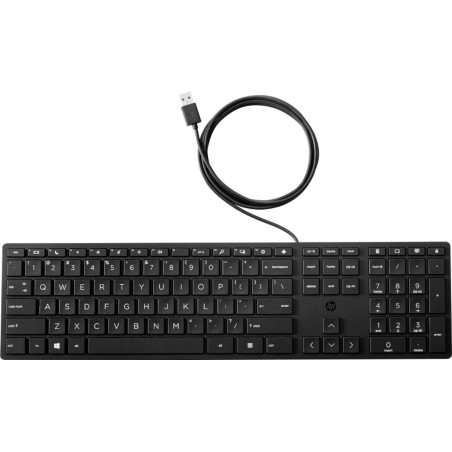 HP 320K G2 USB Wired Keyboard (Bulk Qty.12)
