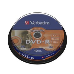 Verbatim DVD-R Lightscribe V1.2 4,7 Go 10 pièce(s)