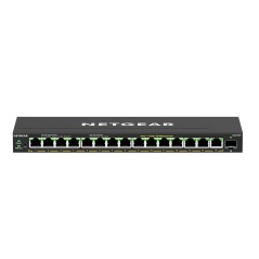 NETGEAR GS316EP Géré Gigabit Ethernet (10/100/1000) Connexion Ethernet, supportant l'alimentation via ce port (PoE) Noir
