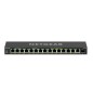 NETGEAR GS316EP Géré Gigabit Ethernet (10/100/1000) Connexion Ethernet, supportant l'alimentation via ce port (PoE) Noir