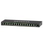 NETGEAR GS316EP Géré Gigabit Ethernet (10/100/1000) Connexion Ethernet, supportant l'alimentation via ce port (PoE) Noir
