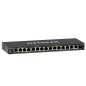 NETGEAR GS316EP Géré Gigabit Ethernet (10/100/1000) Connexion Ethernet, supportant l'alimentation via ce port (PoE) Noir