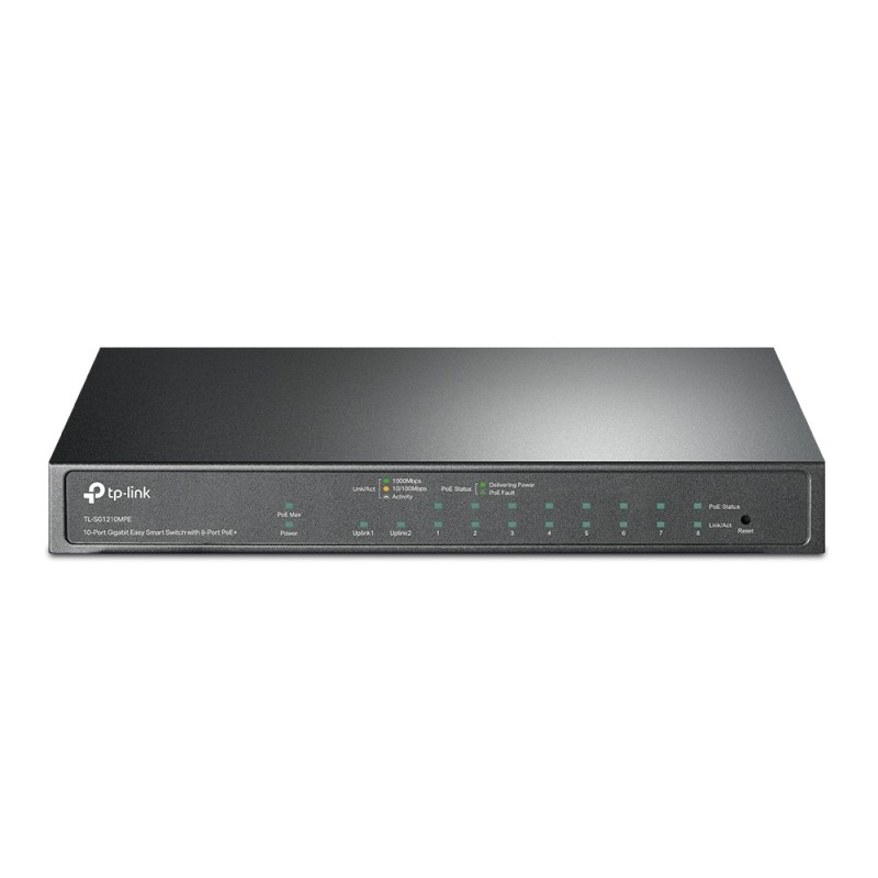 TP-Link TL-SG1210MPE commutateur réseau Géré L2 Gigabit Ethernet (10/100/1000) Connexion Ethernet, supportant l'alimentation