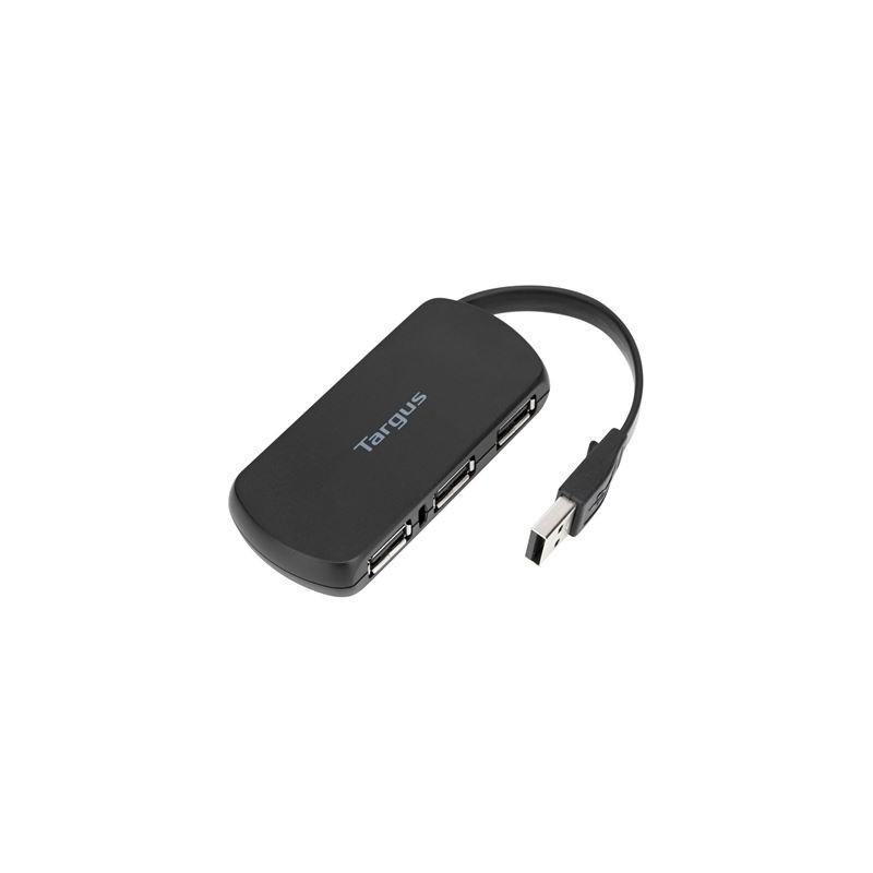 Targus ACH114EU hub & concentrateur USB 2.0 480 Mbit/s Noir