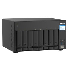 QNAP TS-832PX NAS Tower Annapurna Labs AL324 4 Go DDR4 0 To QNAP Turbo System Aluminium, Noir