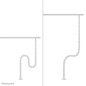 Neomounts ADS06-132WH Colonne vertébrale - fixation magnétique - universel Neomounts ADS06-132WH Colonne vertébrale - fixation magnétique - universel