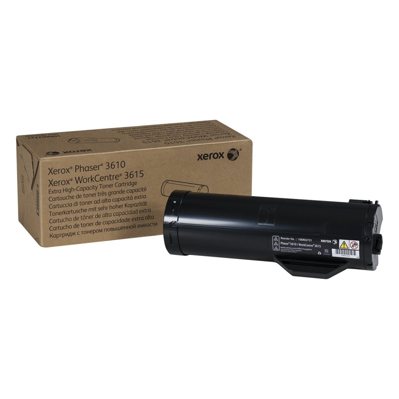 Xerox Cartouche de toner Noir de Très haute capacité Phaser® 3610, WorkCentre® 3615 (25300 pages) - 106R02731 Xerox Cartouche de toner Noir de Très haute capacité Phaser® 3610, WorkCentre® 3615 (25300 pages) - 106R02731