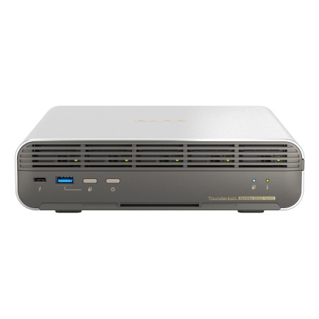 QNAP TBS-h574TX-i5UC-05S01 NAS Compact Intel® Core™ i5 i5-1235U 16 Go 9,6 To SSD QNAP QTS Noir, Gris