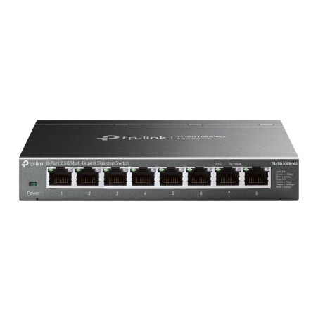 TP-Link TL-SG108S-M2 commutateur réseau Non-géré L2 2.5G Ethernet (100 1000 2500) Bureau Noir