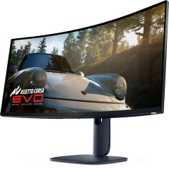 Alienware AW3425DW écran plat de PC 86,4 cm (34") 3440 x 1440 pixels Wide Quad HD QD-OLED Bleu
