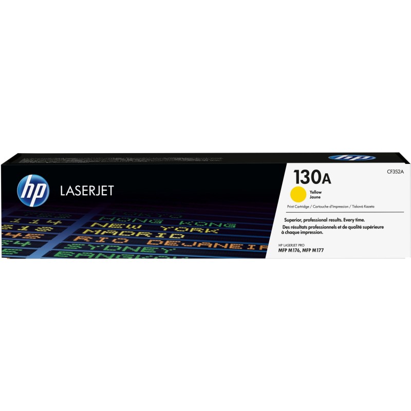 HP Cartouche de toner jaune d'origine LaserJet 130A HP Cartouche de toner jaune d'origine LaserJet 130A