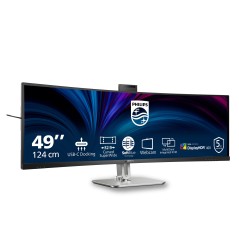 Philips 49B2U6900CH/00 écran plat de PC 124 cm (48.8") 5120 x 1440 pixels Dual QHD LCD Noir