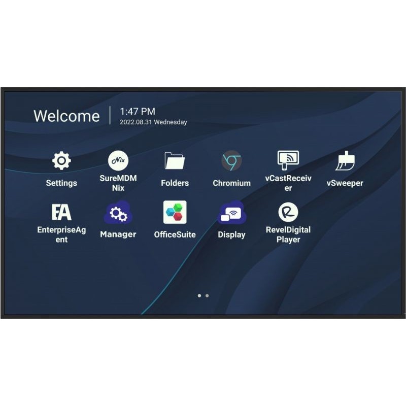 Viewsonic CDE7530 Écran d'affichage dynamique 190,5 cm (75") Wifi 450 cd/m² 4K Ultra HD Noir Intégré dans le processeur Android Viewsonic CDE7530 Écran d'affichage dynamique 190,5 cm (75") Wifi 450 cd/m² 4K Ultra HD Noir Intégré dans le processeur Android
