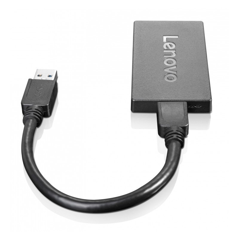 Lenovo 4X90J31021 adaptateur graphique USB 3840 x 2160 pixels Noir Lenovo 4X90J31021 adaptateur graphique USB 3840 x 2160 pixels Noir