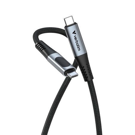 Verbatim 31849 câble USB USB4 Gen 2x2 1,2 m USB C 40 Gbit s 240 W Noir