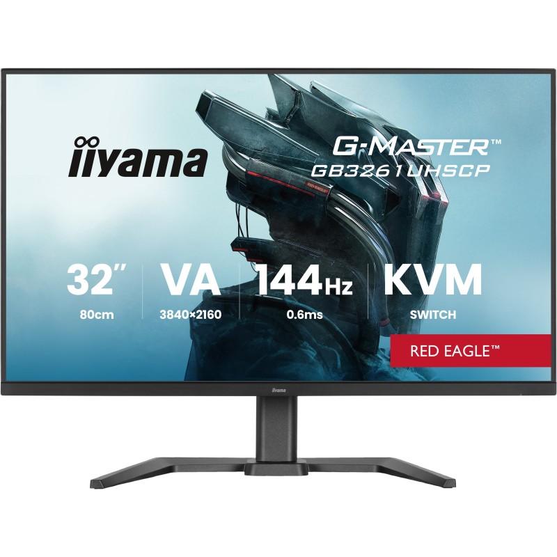 iiyama G-MASTER GB3261UHSCP-B1 écran plat de PC 80 cm (31.5") 3840 x 2160 pixels 4K Ultra HD LED Noir iiyama G-MASTER GB3261UHSCP-B1 écran plat de PC 80 cm (31.5") 3840 x 2160 pixels 4K Ultra HD LED Noir