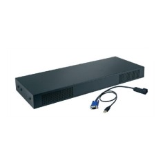 Lenovo 1754A1X commutateur écran, clavier et souris Grille de montage Noir