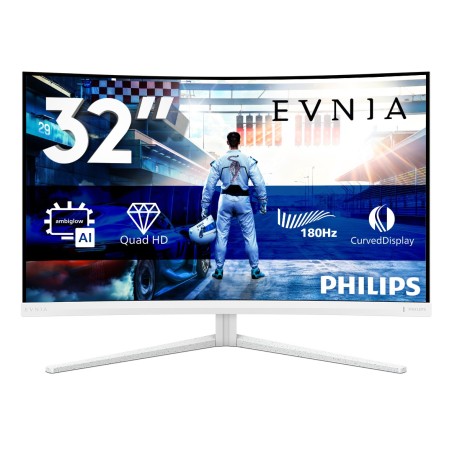 Philips Evnia 5000 32M2C5501 00 écran plat de PC 80 cm (31.5") 2560 x 1440 pixels Quad HD LCD Blanc