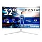 Philips Evnia 5000 32M2C5501/00 écran plat de PC 80 cm (31.5") 2560 x 1440 pixels Quad HD LCD Blanc
